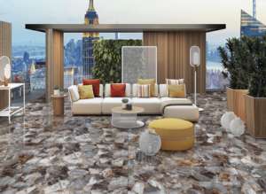 Collection de céramiques réfléchissantes de luxe 800x1600 1200x1800 750x1500mm, développée pour optimiser la lumière naturelle et offrir une esthétique élégante - Product Image 2