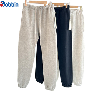 Men's Straight Canvas Heavyweight Fleece-Lined Jogger Sweatpants Solid Color Loose Fit Casual Gym <b>Trousers</b> - Product Image 6