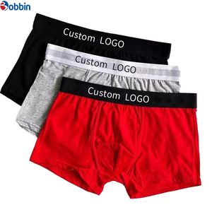 Ropa Interior Masculina de Algodón, Bóxers para Hombre, Cintura con Logotipo Personalizado OEM, Alta Calidad, Suave, Sólido y Transpirable - Product Image 6