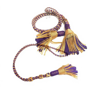 สายคล้องคอพระสังฆราชแบบคลาสสิก ถักด้วยเส้นด้ายโลหะ 100% - Product Image 3