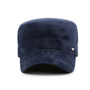 Gorra de Béisbol Unisex de Pana para Otoño e Invierno con Protección para las Orejas, Gorro Deportivo Cálido de Copa Plana para Hombre - Product Image 3