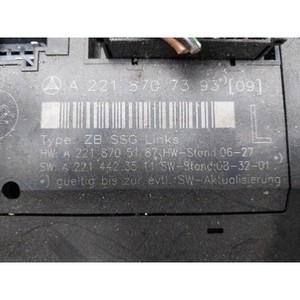 Módulo de Control para Clase S 2009-2013, Usado, OEM A2218707393 - Product Image 4