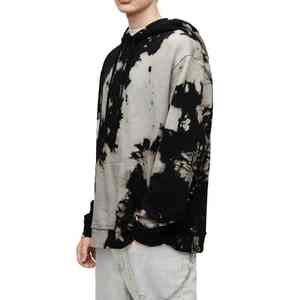 Sweat à capuche léger pour homme, brodé, 100 % coton molletonné, respirant, coupe classique, hiver, lavable, service OEM - Product Image 2