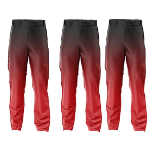 Custom High Quality Breathable Men's <b>Baseball</b> Softball Pants 100% Polyester Quick Dry Anti-Bacterial Elastic Waist Short - Product Image 4