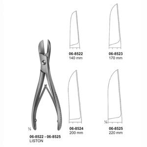 คีมตัดกระดูกแบบตรง - คีมผ่าตัดและถอดแกนกระจกตาทำจากสแตนเลส - Product Image 1