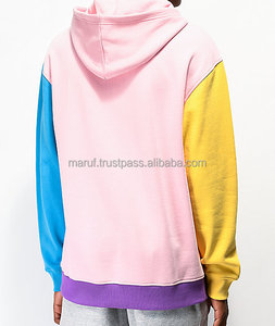 MSWMH97 Men's Fitness Hoodies Fall Winter Multi-Color Heavy <b>Thick</b> <b>Fleece</b> 350g Polyester/Cotton Digital Printing Patchwork Quick - Product Image 2
