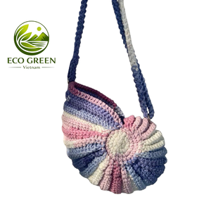 Bolso de Playa Tejido a Crochet con Diseño de Conchas Marinas, Verano 2026, Hecho a Mano, Estilo Costero, Ecológico, para Mujer, con Logotipo Personalizado, Venta al Por Mayor - Product Image 5