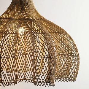 Eco Friendly Hanging Rattan Lamp Woven Ceiling <b>Light</b> for Hospitality Residential and Retail Design - Product Image 2