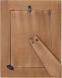 Marco de fotos de resina tejida, color marfil - Product Image 2