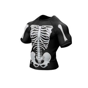 High Quality Men's Rush Guard Set MMA BJJ Grappling Anti-UV UPF50+ Polyester/Nylon Quick Dry Breathable Compression <b>Long</b> <b>Sleeve</b> - Product Image 6