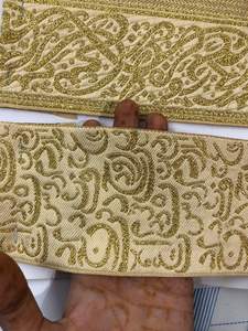 Dentelle Rapiyar de haute qualité, idéale pour les bordures de sari, les lehenga, la confection de robes et la décoration de chaussures. - Product Image 3