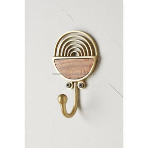 Decorative Coat Hook Interior Home Decoration Ideas Luxury Wall Hooks Cheap Prices Brass Decorated Luxury <b>Bathroom</b> Hook <b>For</b> Sale - Product Image 3