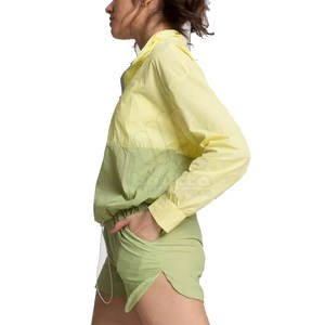 Conjunto Deportivo Ligero para Mujer, Chaqueta Cortavientos Informal con Cierre y Pantalones Cortos, Secado Rápido, Ecológico y Transpirable, para Gimnasio y Running - Product Image 2