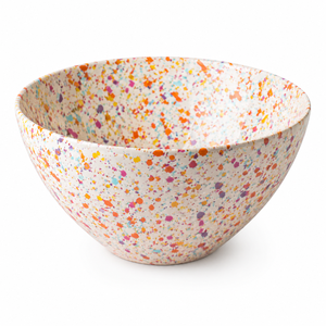 Bol à salade en bois de manguier émaillé, fait main, coloré, sûr pour les aliments, bol de service en bois moderne, pour fruits, pâtes, mélange - Product Image 1