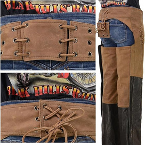 Samroz Sports Leather Premium Leather Motorcycle <b>Riding</b> <b>Chaps</b> for Women Bikers - Product Image 6