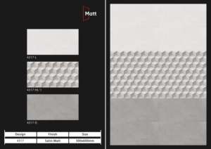 Azulejos Cerámicos Mate Equilibrados de 30x60 cm Diseñados para Líneas Arquitectónicas Limpias que Brindan Consistencia, Comodidad y Superficie Uniforme - Product Image 3