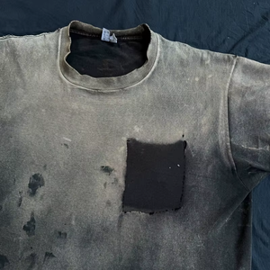 High Quality Cotton Graphic Heavyweight Washed Manufacturer Custom Oversized Drop Shoulder Embroidery Printing Distressed <b>Tshirt</b> - Product Image 3