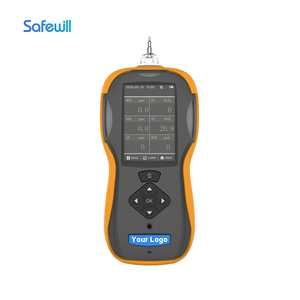 高品質ハネウェルセンサー4シリーズポータブルマルチガス検知器6in1 VOC <span class=keywords><strong>SO2</strong></span> NO2 HCN CH4 CO2 - Product Image 5