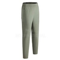 Pantalon de sport pour homme de haute qualité, style streetwear, coupe droite, en toile légère, taille élastique, 100% coton, respirant, séchage rapide