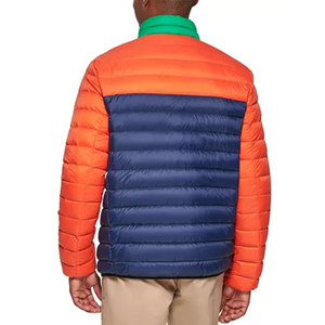 Chaqueta Acolchada de Nylon Personalizada al por Mayor para Invierno y Otoño, con Cuello Alto, Estilo Urbano, Paneles de Color y Diseño Moderno - Product Image 2