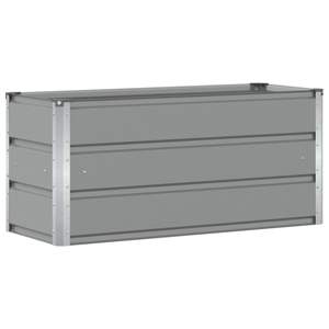 Maceta de Acero Gris Claro de 39.37 x 15.75 x 17.72 Pulgadas para Flores y Plantas - Product Image 2