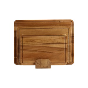 Ensemble de blocs à découper en bois rectangulaires avec poignée, pack combiné - Product Image 1