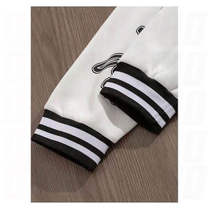 Chaqueta Varsity para hombre, con bloques de color, estampado gráfico de letras, manga larga, informal, estilo béisbol, retro, universitaria, con botones, estilo urbano - Product Image 6