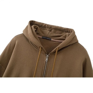 Sudaderas con capucha personalizadas con efecto tie-dye para hombre y mujer, sudaderas con capucha estampadas con cremallera, sudaderas baratas al por mayor - Product Image 3