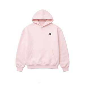 Sudadera con Capucha de Felpa de Algodón para Hombre, Oversize, Rosa Suave, Estilo Urbano, Logotipo Personalizado, MOQ Bajo, Alta Calidad, OEM - Product Image 2