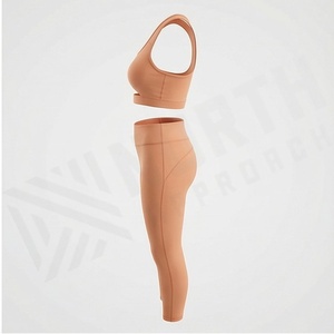 Vêtements de sport grande taille pour femmes, ensemble soutien-gorge de sport et leggings, entraînement, gym, course à pied, yoga, vêtements de sport actifs - Product Image 3
