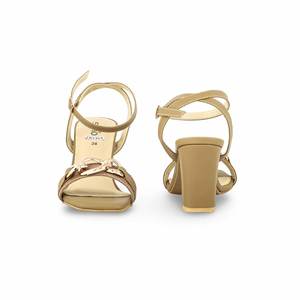 Sandalia Formal Tacón Marrón FR5364 - Product Image 1