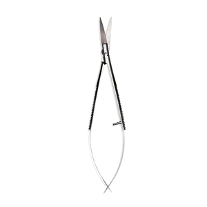 Ciseaux micro-courbés professionnels en acier inoxydable pour sourcils, cils, ongles et cuticules, avec micro-spring pour manucure - Product Image 6