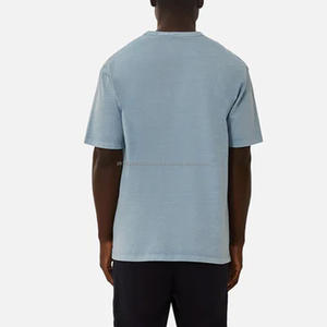 Camiseta Casual de Alta Calidad para Hombre, 100% Algodón, Diseño Extra Grande con Hombros Caídos, Logotipo Personalizado, Venta Caliente, Lisa - Product Image 6