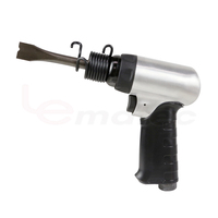 Kit décapant à aiguilles et marteau pneumatique LEMATEC OEM 4 500 DPM, 4 pièces, burin de 125 mm pour l'élimination de la rouille et du métal, fabriqué à Taïwan