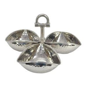 Cuencos de Lujo para Decoración de Bodas, Artesanía Metálica, Cuenco para Servir Dátiles y Chocolate, Asas con Diseño de Bocado de Caballo, Cuenco Dorado, Sets de Regalo, Centro de Mesa - Product Image 6