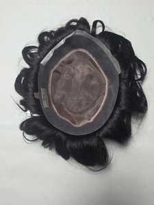 Austrian Taz Hair Bangladesh Premium Quality Mono Human Hair Toupee <b>Wig</b> with Natural Body and <b>Deep</b> <b>Waves</b> Styles - Product Image 5