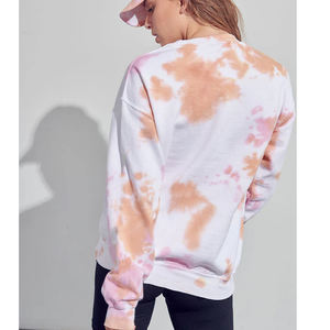 Sudadera Tie Dye Unisex de Moda Casual, de Alta Calidad, de Algodón, Talla Grande, Personalizable, con Estampado de Logotipo - Product Image 3