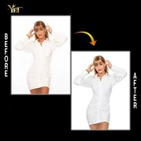 Meilleur travail de retouche d'images de mode par YET pour modèles, avec correction des couleurs et nettoyage du fond, au meilleur prix