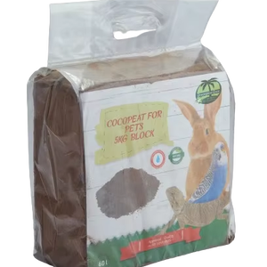 Premium Export Quality Compressed 5kg Cocopeat Block Ideal For Terrarium Lizards Hamsters Amphibian Reptile <b>snake</b> Made Sri Lanka - Product Image 1