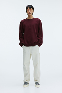 เสื้อฮู้ดผู้ชายผ้าฝ้ายหนานุ่มพิมพ์โลโก้ตามสั่ง ผ้าฝ้ายฟลีซ 100% ทรงโอเวอร์ไซส์ สีพื้น ย้อมสีแบบพัฟ บริการ OEM - Product Image 2