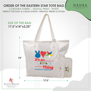 กระเป๋าโท้ทสีขาว เป็นสิ่งที่ OES ทำได้ แต่คุณคงไม่เข้าใจ |   กระเป๋าโท้ทกันน้ำสีขาวอีสเทิร์นสตาร์แบบสั่งทำพิเศษ - Product Image 6