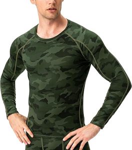 Men's Compression Long Sleeve Performance Shirt Premium Quick Dry Compression Base <b>Layer</b> <b>Top</b> Men's Athletic Compression Training - Product Image 3
