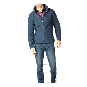 Chaqueta Polar Personalizada para Hombre, Color Sólido, Cierre Completo, Cuello Alto, Resistente al Viento, Abrigo de Invierno, Fabricante OEM, Proveedor ODM - Product Image 4