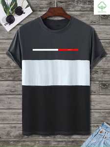 Camiseta Moderna para Hombre, 100% Algodón, Estilo Urbano, Cuello Redondo, Uso Diario, Cómoda, Sublimada - Product Image 6