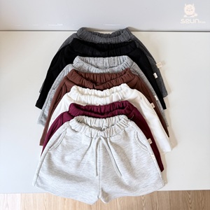 Shorts pour enfants, garçons et filles, vêtements décontractés, shorts souples et extensibles, coupe ample, style coréen, fabriqué au Vietnam, confort toute la journée - Product Image 4