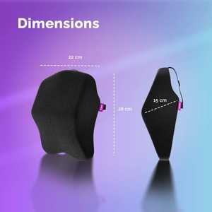 Coussin d'appui-tête de siège de luxe classique pour toutes les voitures Polyvalent Facile à nettoyer Massage confortable Mousse à mémoire de forme personnalisée Comprend Polyvalent - Product Image 3