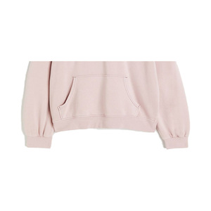 ชุดเดรสฮู้ดดี้โอเวอร์ไซส์สำหรับผู้หญิง ผ้าฝ้ายฟลีซ 100% สำหรับฤดูหนาว เป็นมิตรกับสิ่งแวดล้อม ระบายอากาศได้ดี กันลม  ปักลายนูนด้านหน้า - Product Image 3