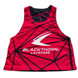 Camiseta sin mangas reversible de malla para lacrosse, personalizada OEM, con estampado por sublimación, transpirable, unisex, para adultos, con logo frontal. - Product Image 2