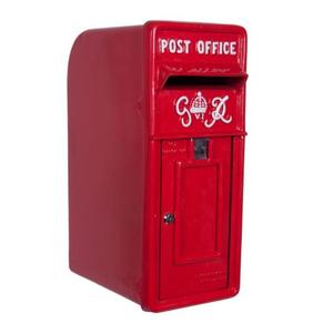 Boîte aux lettres de luxe VR Embelm rouge pour la décoration de jardin, technique de moulage à la main, en métal, boîte aux lettres de mariage personnalisée, prix d'usine - Product Image 3
