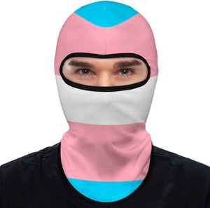 Mascarillas Balaclava a Rayas Transpirables Personalizables al por Mayor de Fábrica, Impresión de Logotipo Personalizado, Uso Diario Deportivo, 100% Poliéster, Unisex - Product Image 1